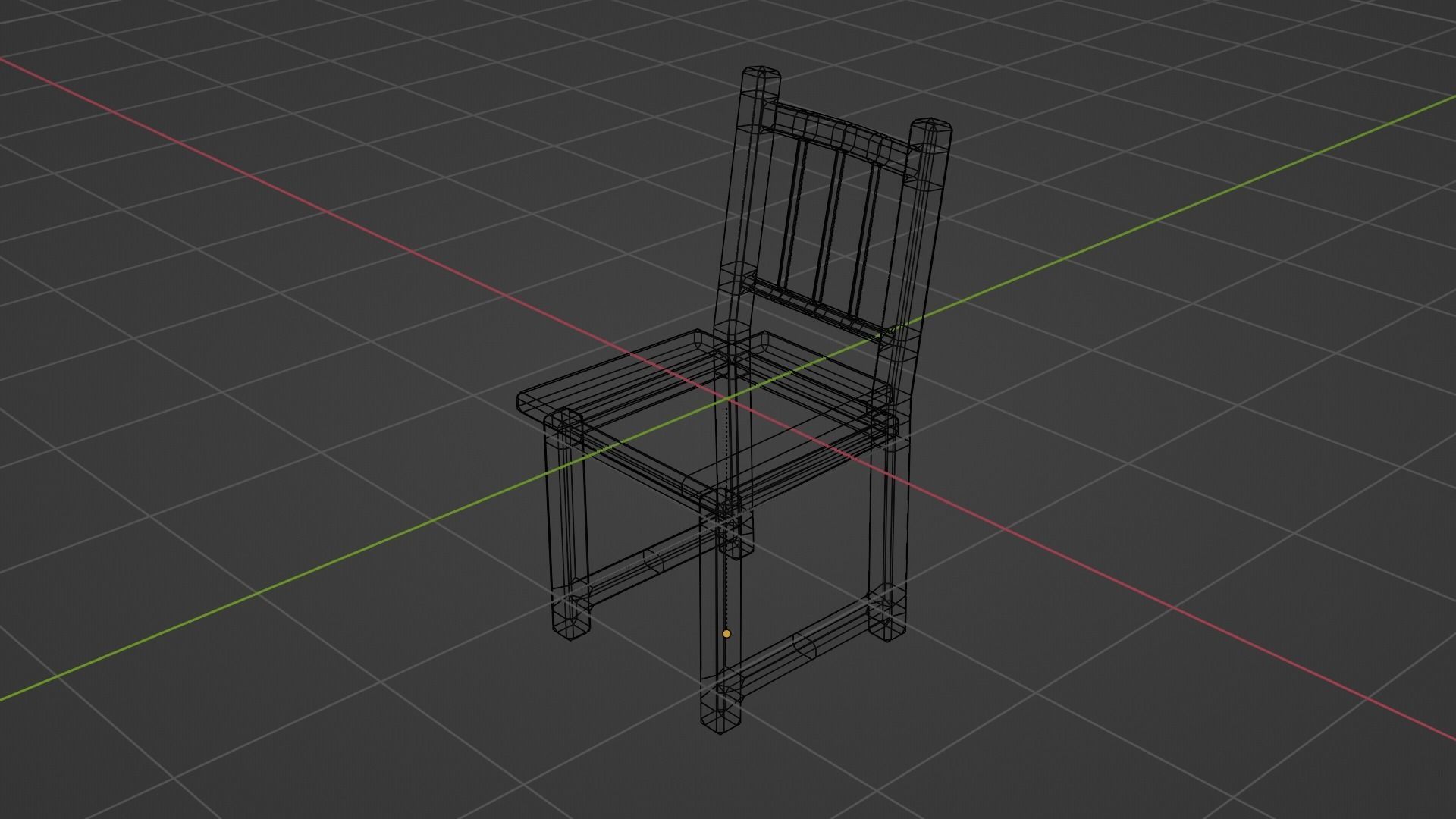 Low Poly 3D Chair Model Free 3D model_5
