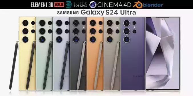 Samsung Galaxy S24 Ultra All colors