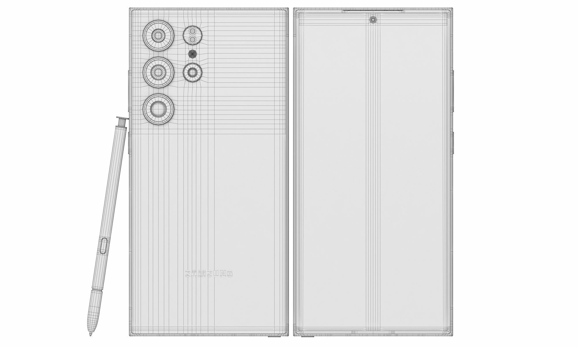 Samsung Galaxy S24 Ultra All colors 3D model_19