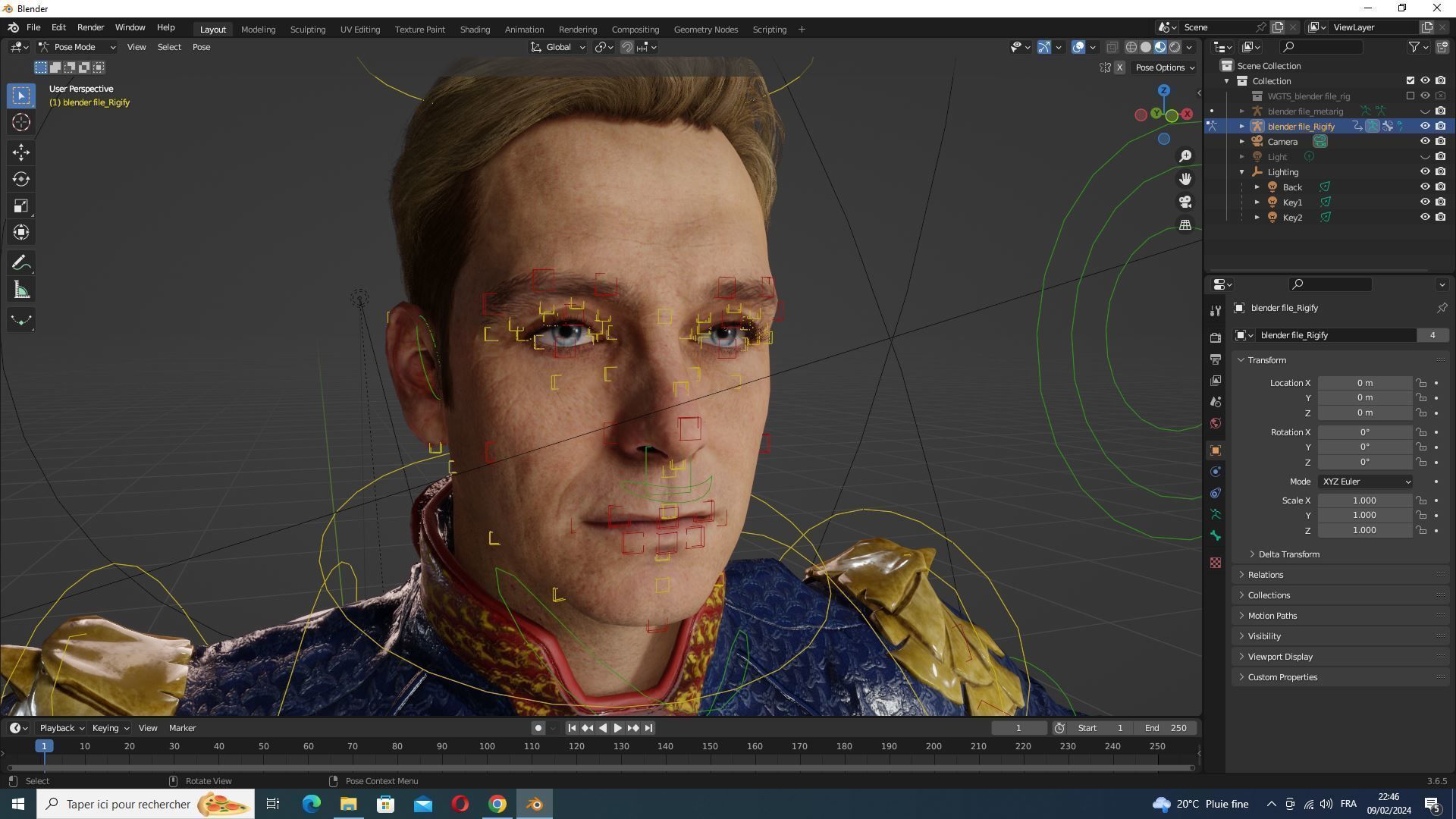 Homelander The Boys Ready  Low-poly 3D model_23