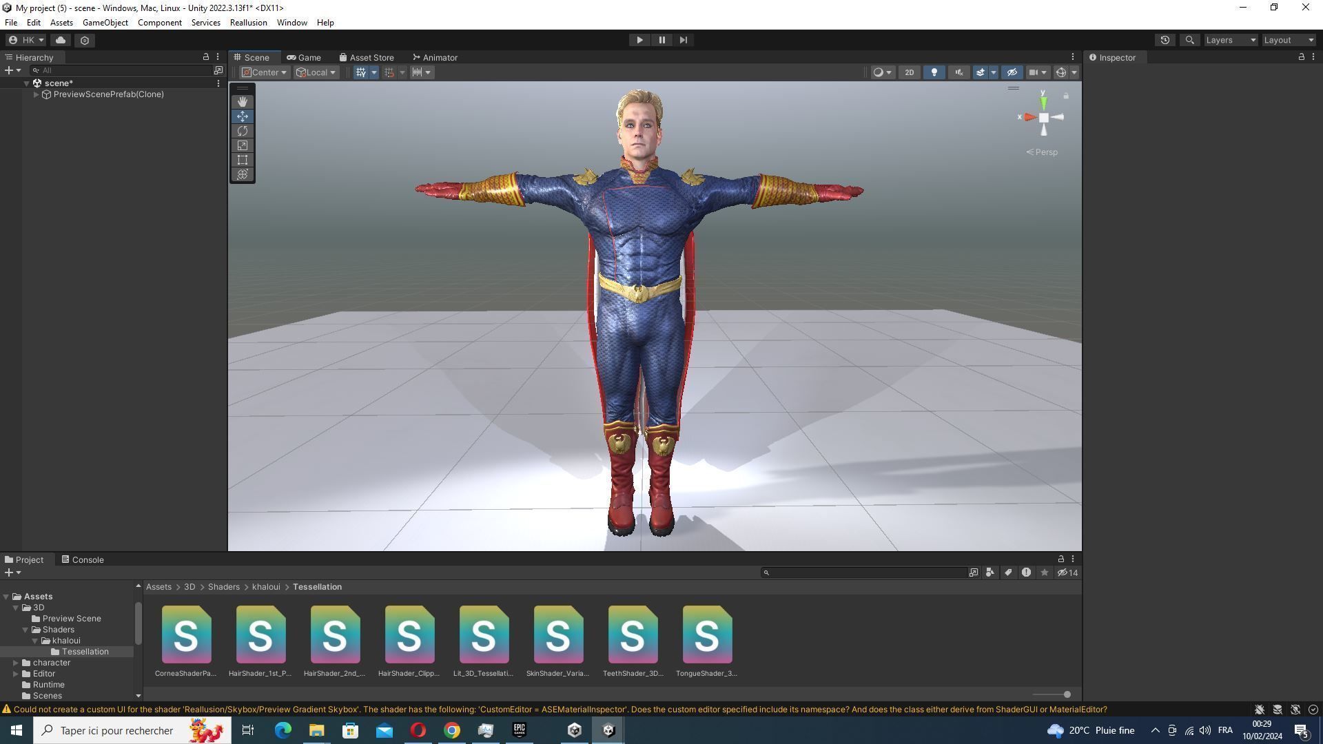 Homelander The Boys Ready  Low-poly 3D model_36