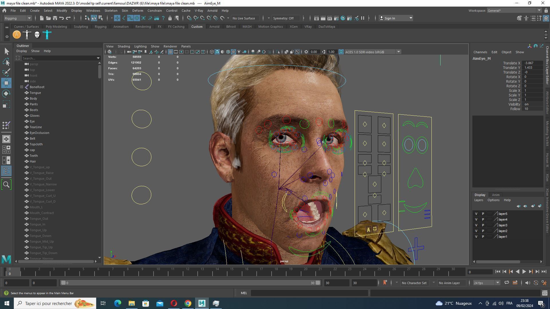 Homelander The Boys Ready  Low-poly 3D model_31