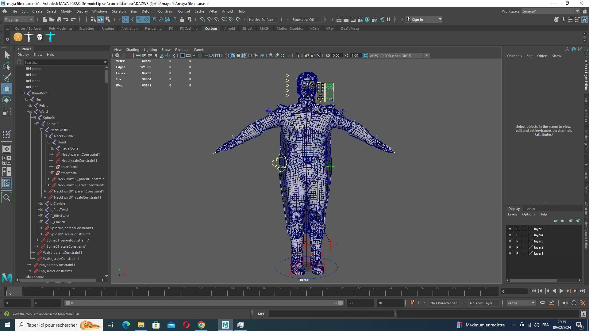 Homelander The Boys Ready  Low-poly 3D model_34