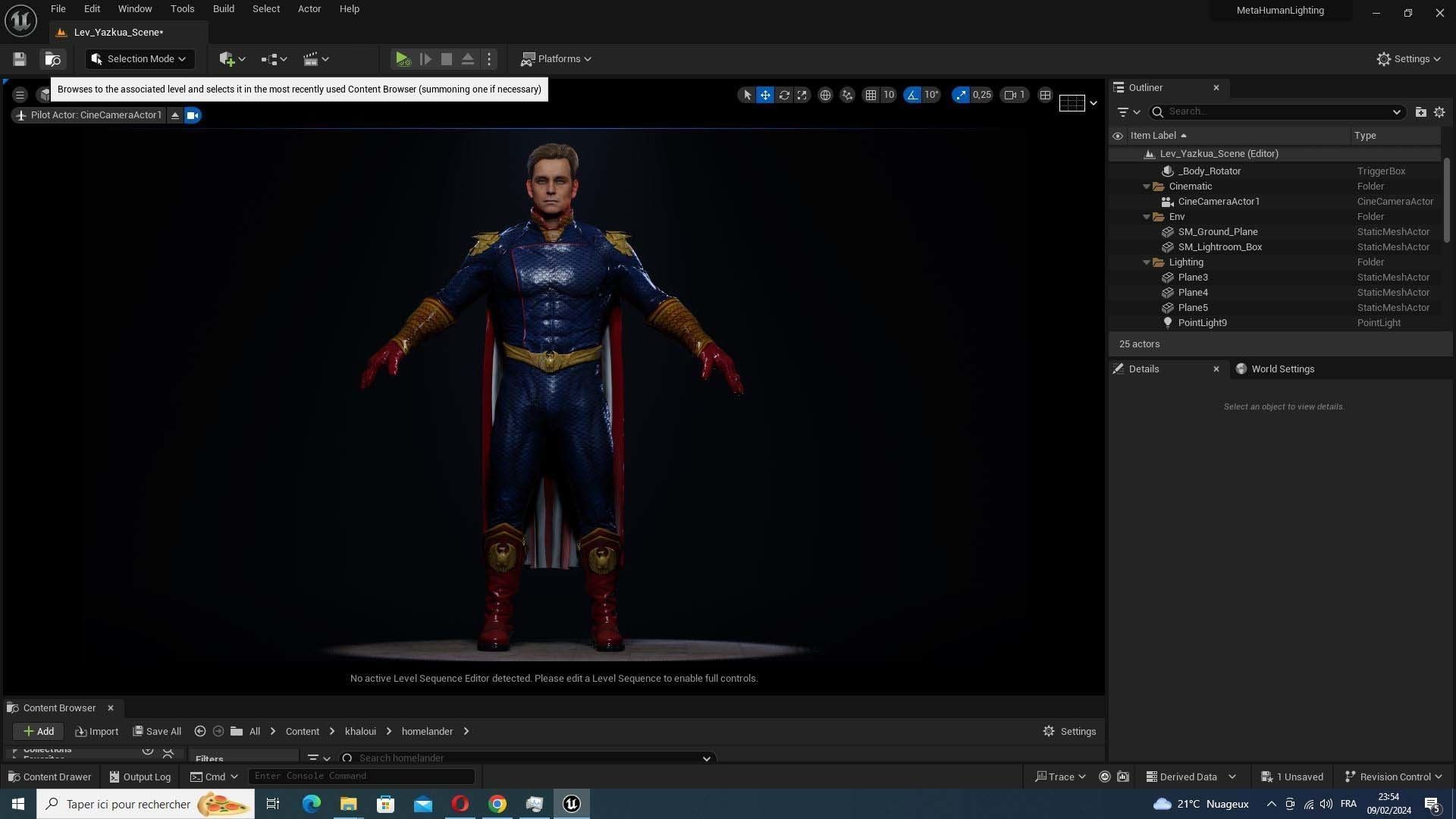 Homelander The Boys Ready  Low-poly 3D model_18