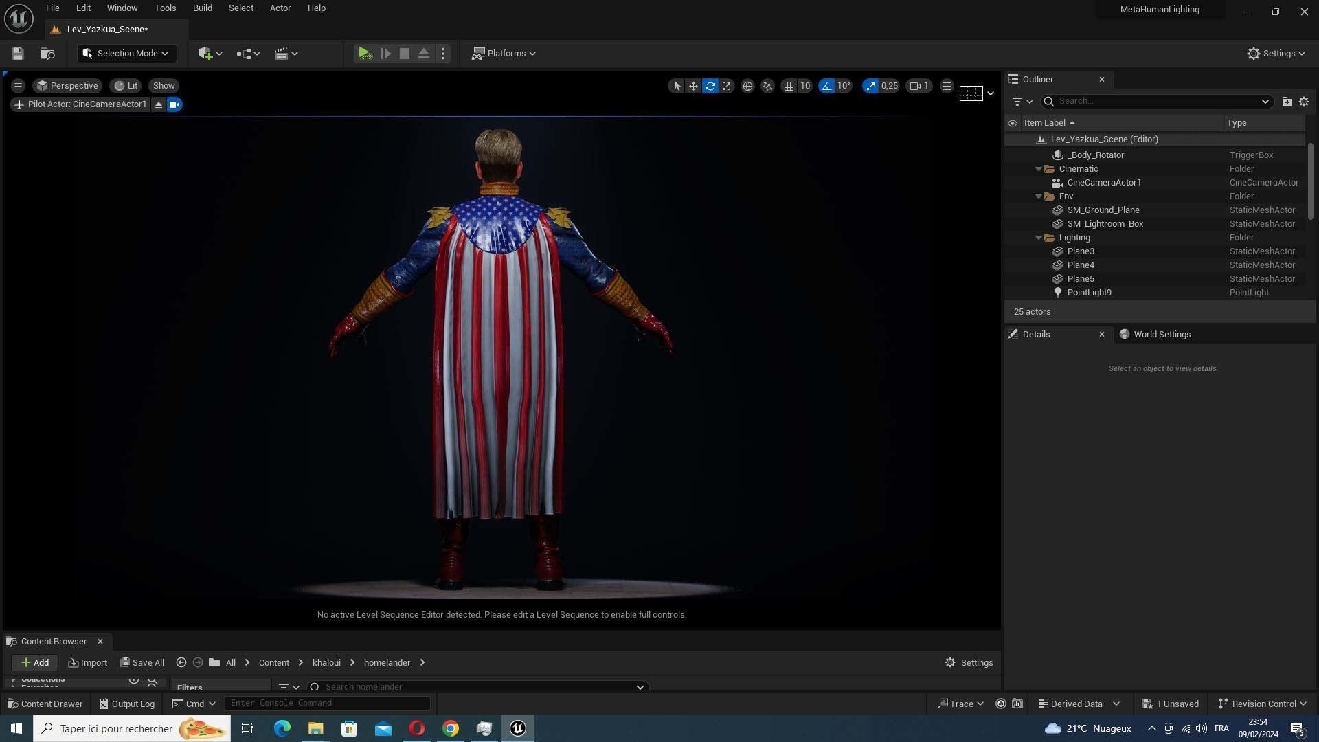 Homelander The Boys Ready  Low-poly 3D model_19