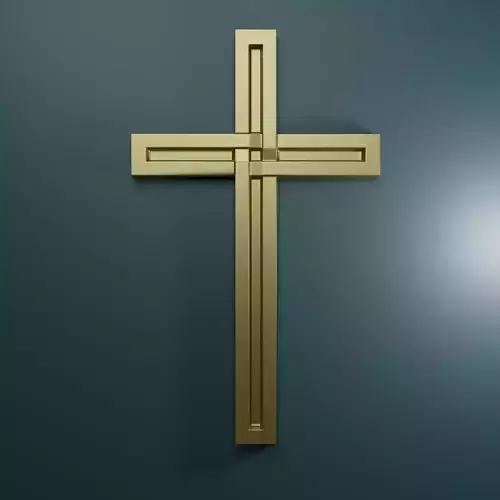 3D Model STL file for CNC router Wall Cross
