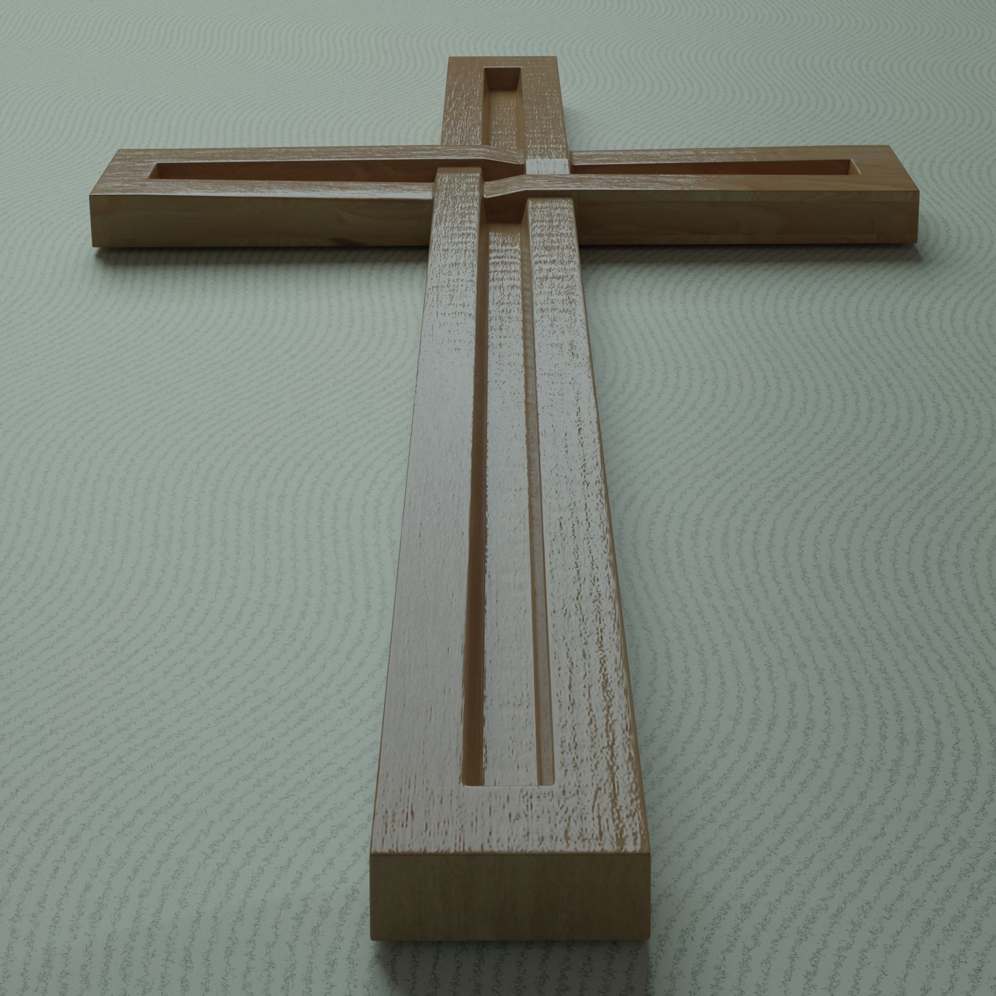 3D Model STL file for CNC router Wall Cross 3D model 3D printable ...