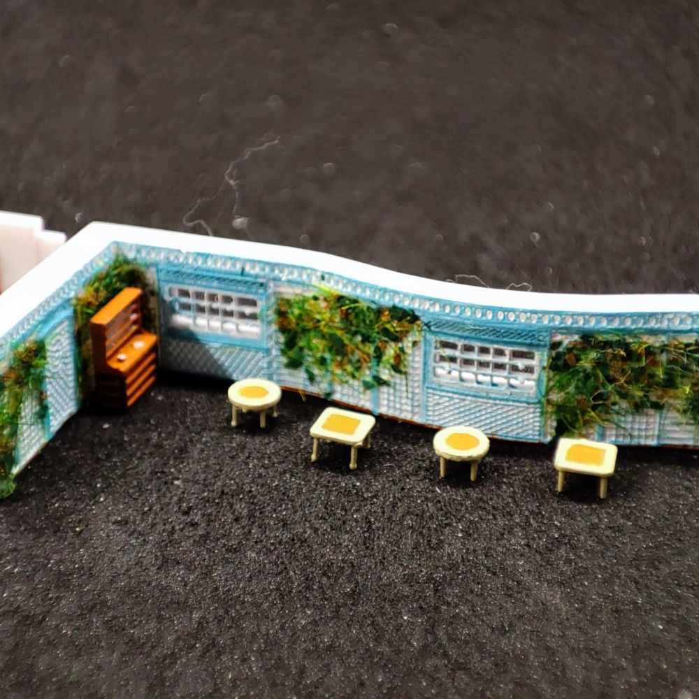 Cafe Parisien Acessories for Titanic Hachette 1-200 scale 3D print model_1