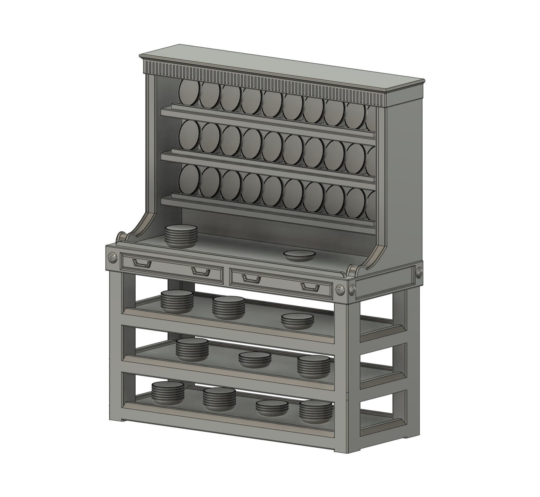 Cafe Parisien Acessories for Titanic Hachette 1-200 scale 3D print model_8