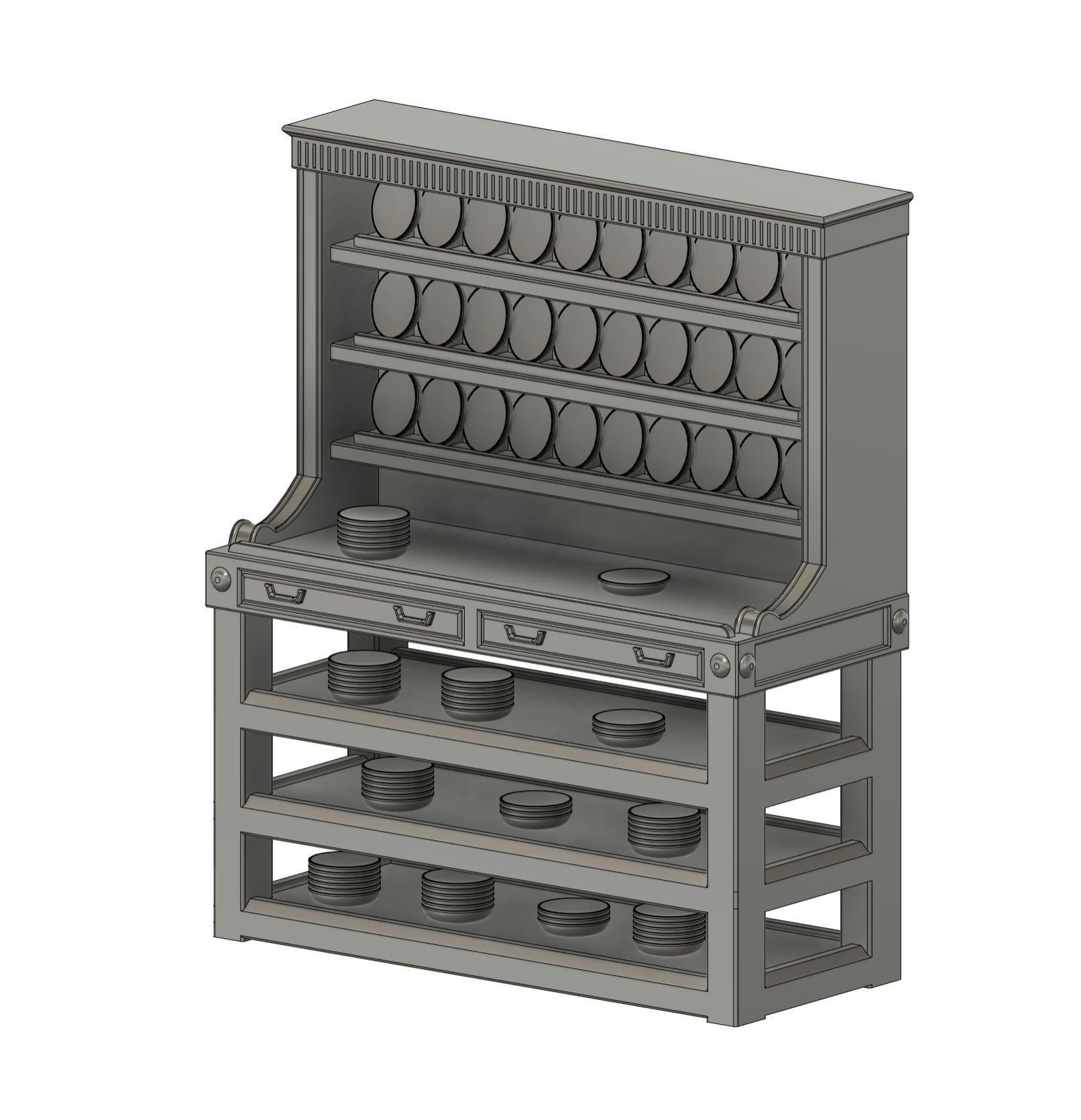 Cafe Parisien Acessories for Titanic Hachette 1-200 scale 3D print model_3