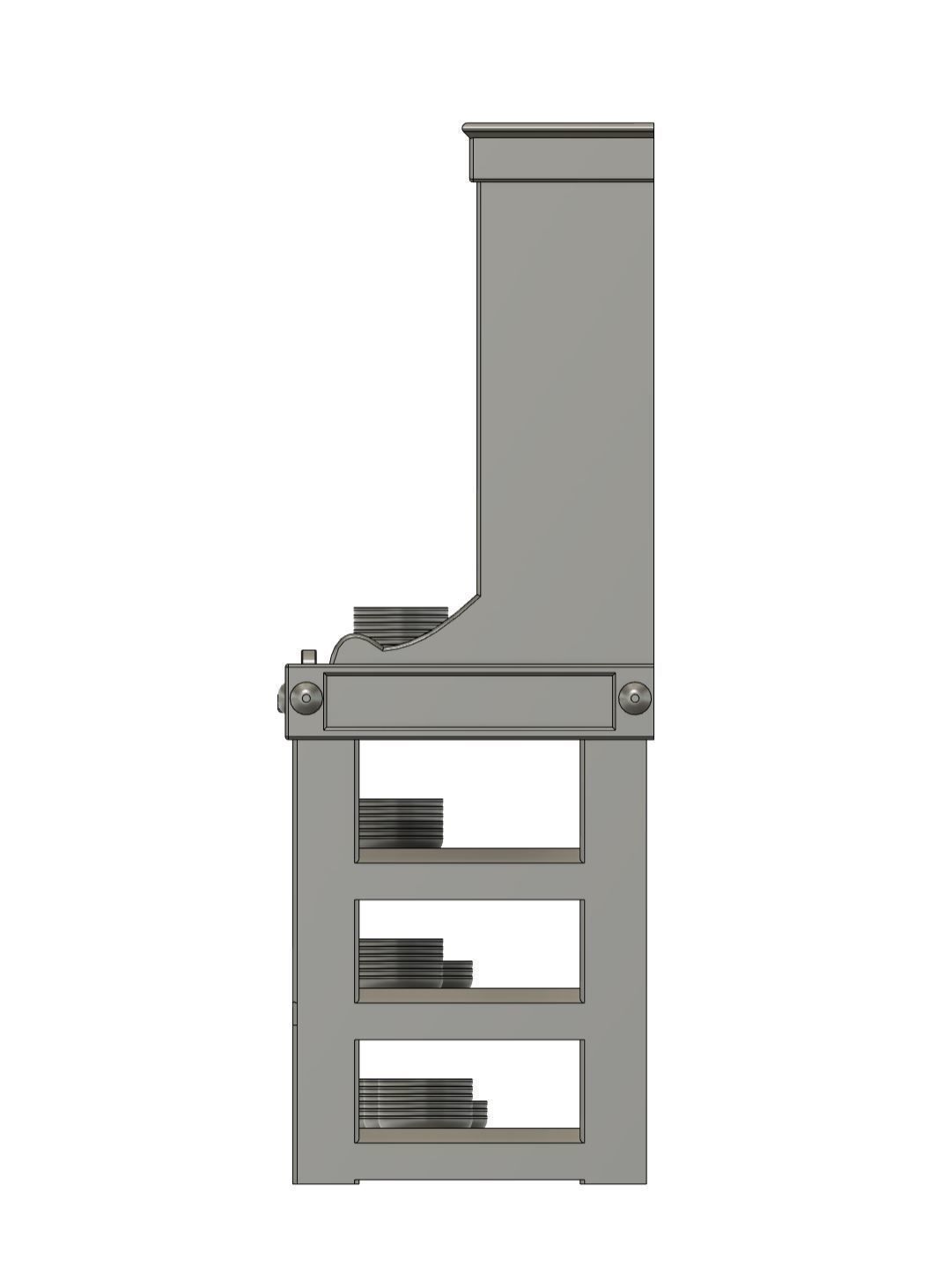 Cafe Parisien Acessories for Titanic Hachette 1-200 scale 3D print model_6