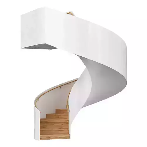 Spiral staircase 15 3D model