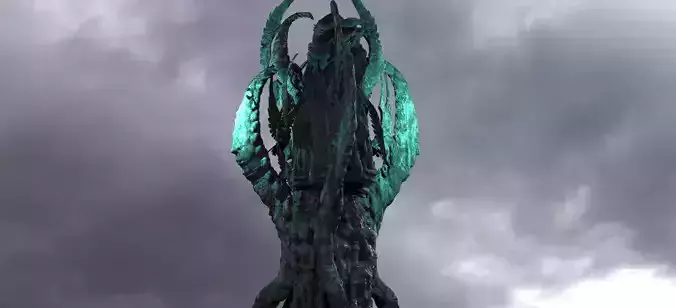  Underworld Eldritch walkway Tower 3D model
