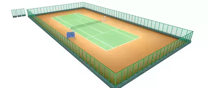 Anime Tennis Court