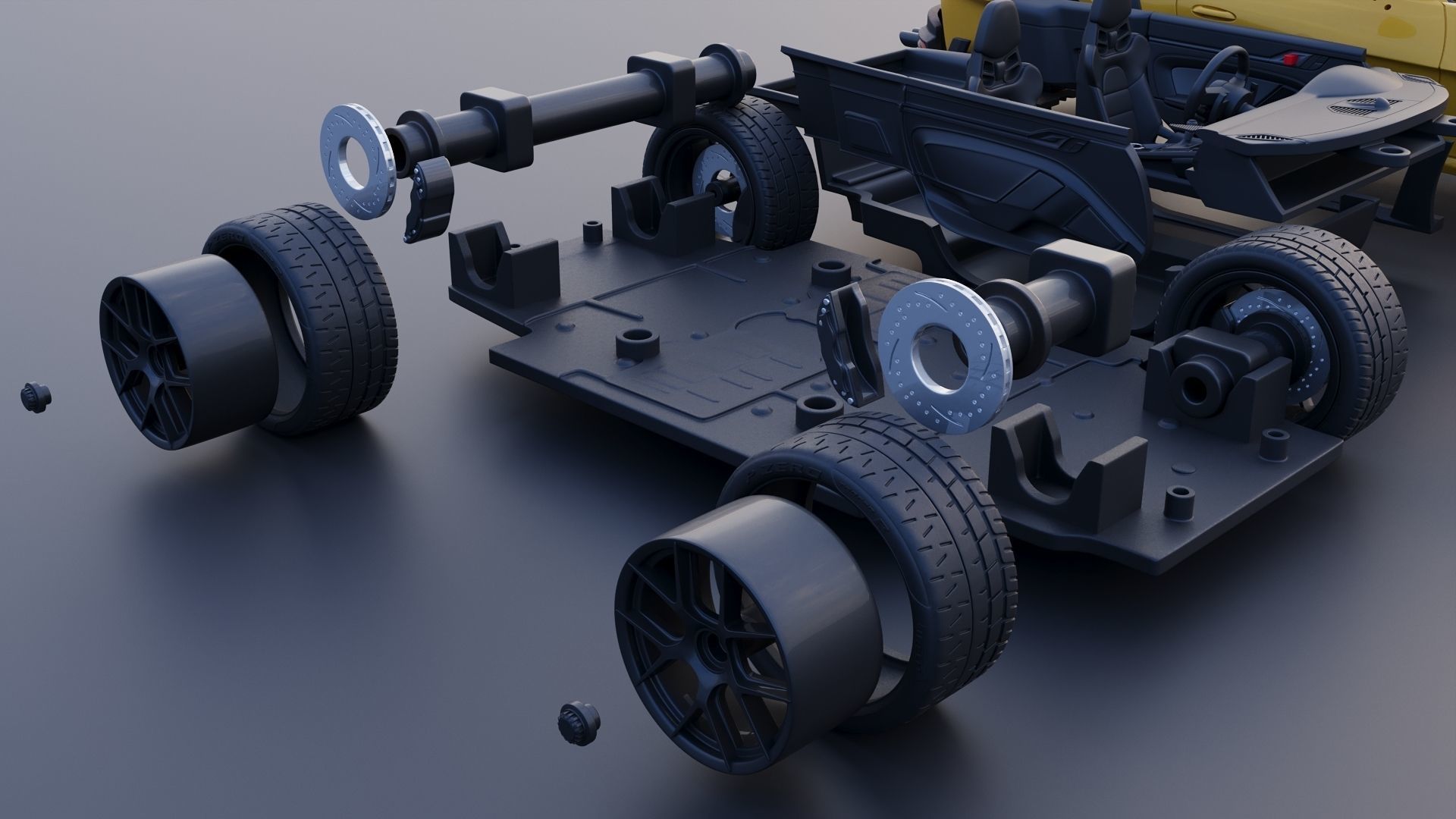 Porsche 911  GT3 RS 992 3D print model_24