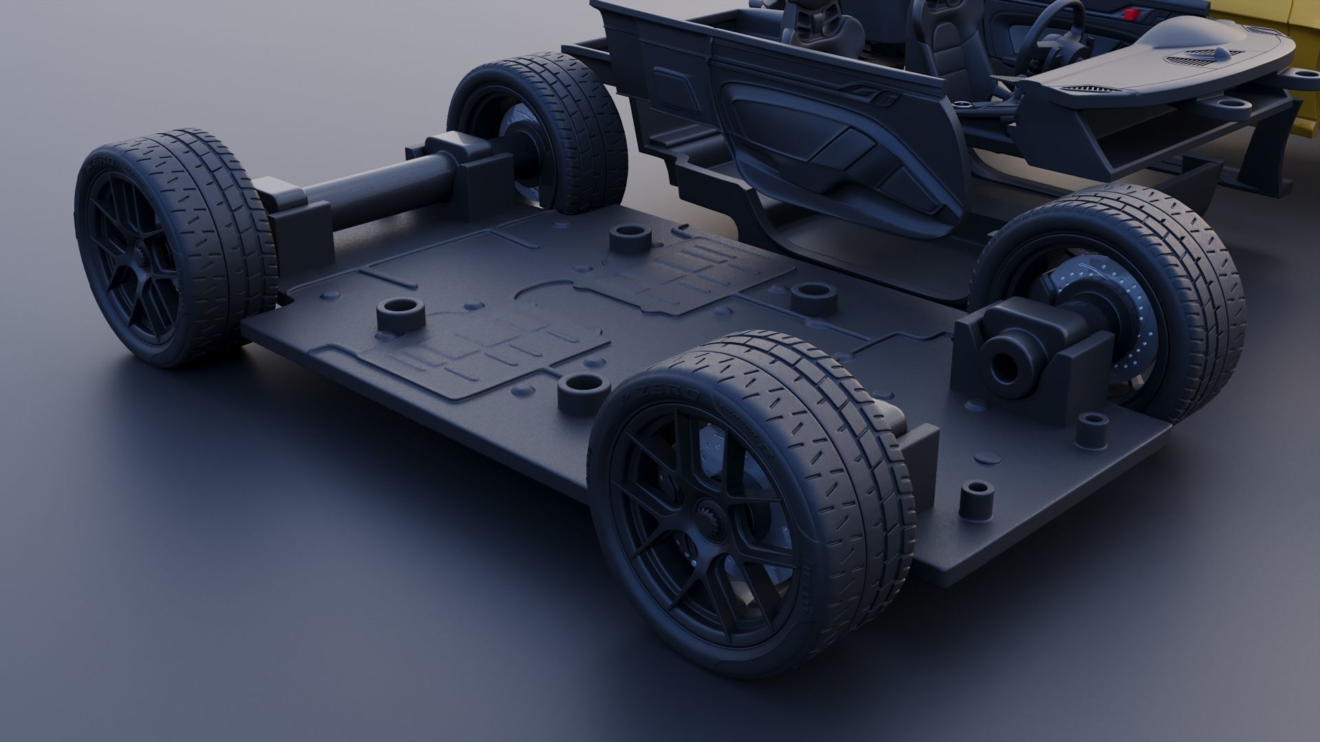 Porsche 911  GT3 RS 992 3D print model_23