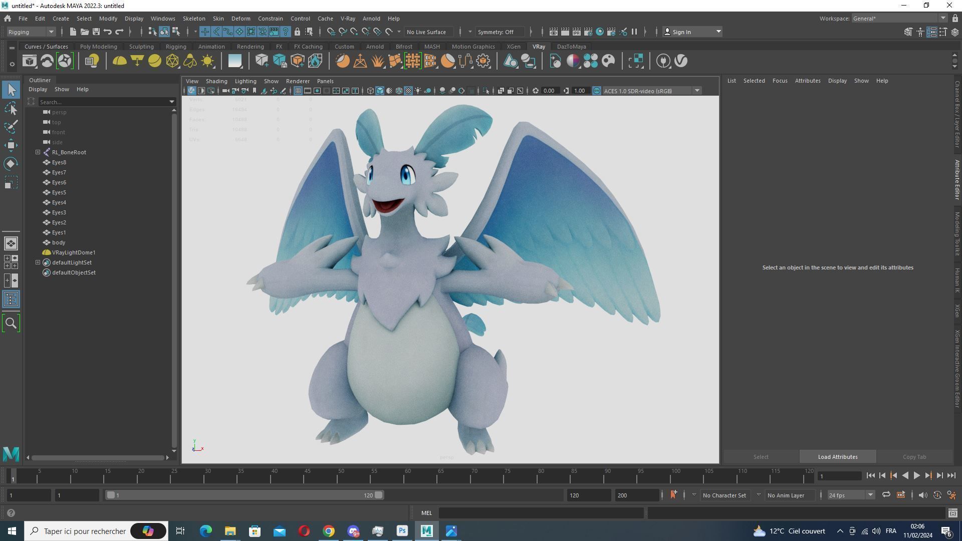 Palworld Quivern Ready To Pose and Print  Low-poly 3D model_9