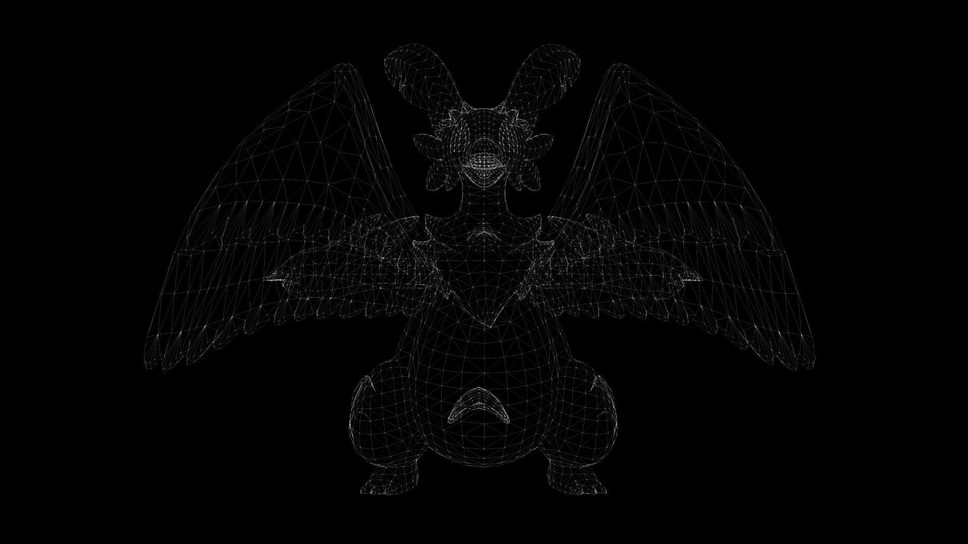 Palworld Quivern Ready To Pose and Print  Low-poly 3D model_16