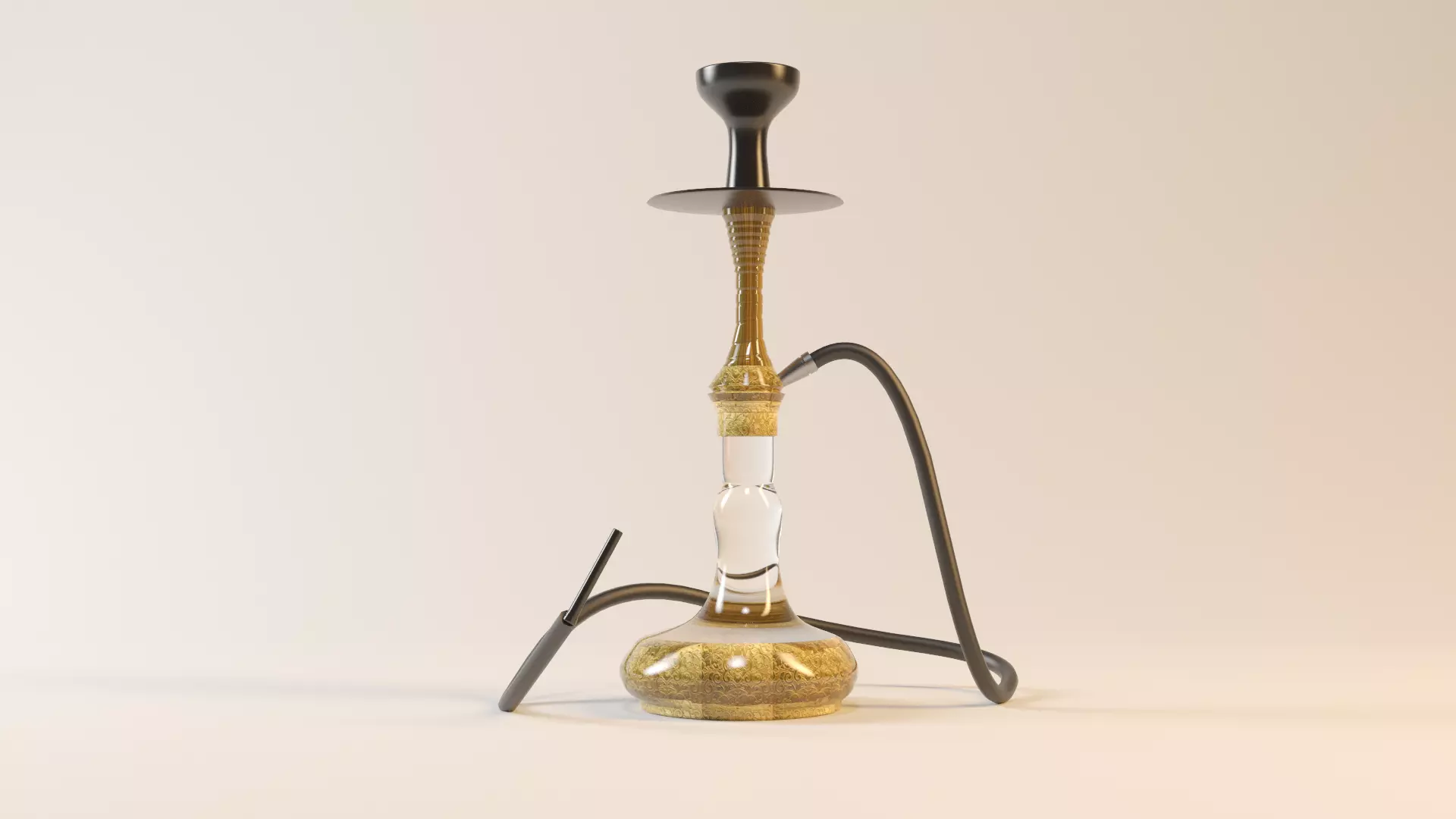 HOOKAH sishaa Low-poly 3D model_0