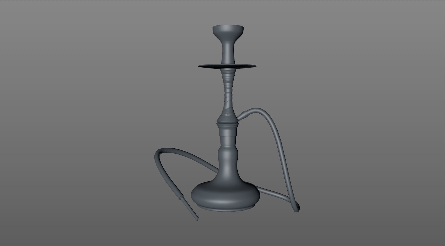 HOOKAH sishaa Low-poly 3D model_1