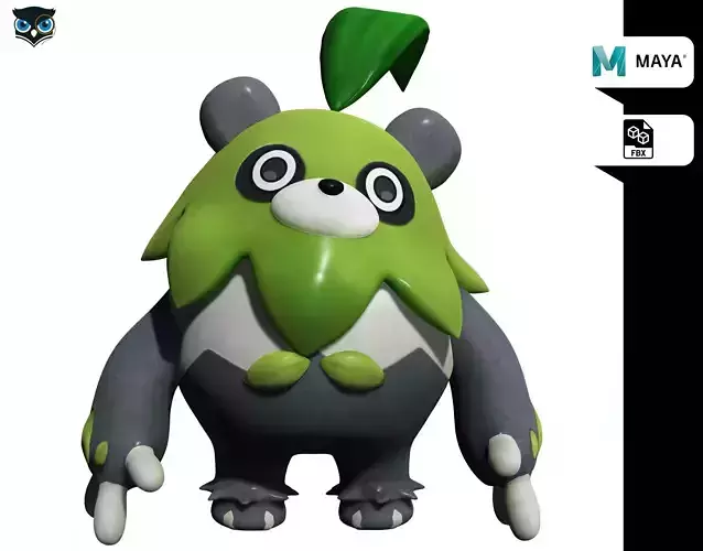 Palworld Mossanda Ready To Pose and Print