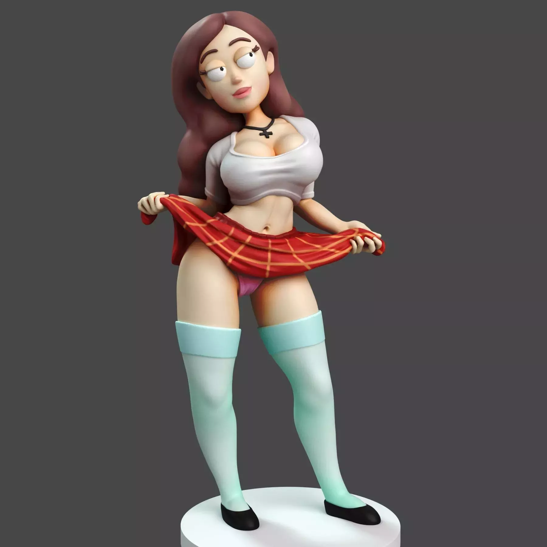 Tricia Lange Rick and Morty NSFW 3D print model_0
