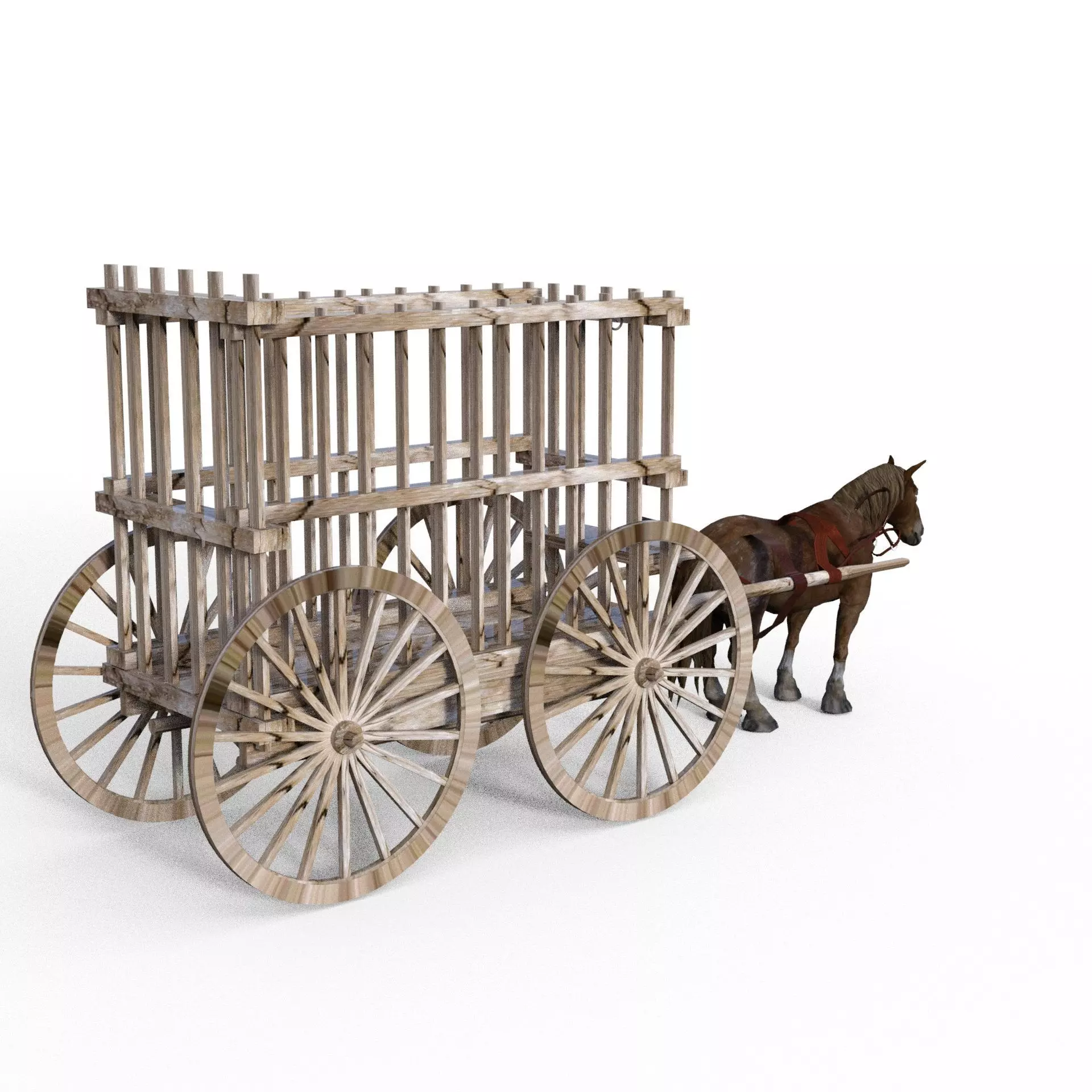 CART with cell 3D model