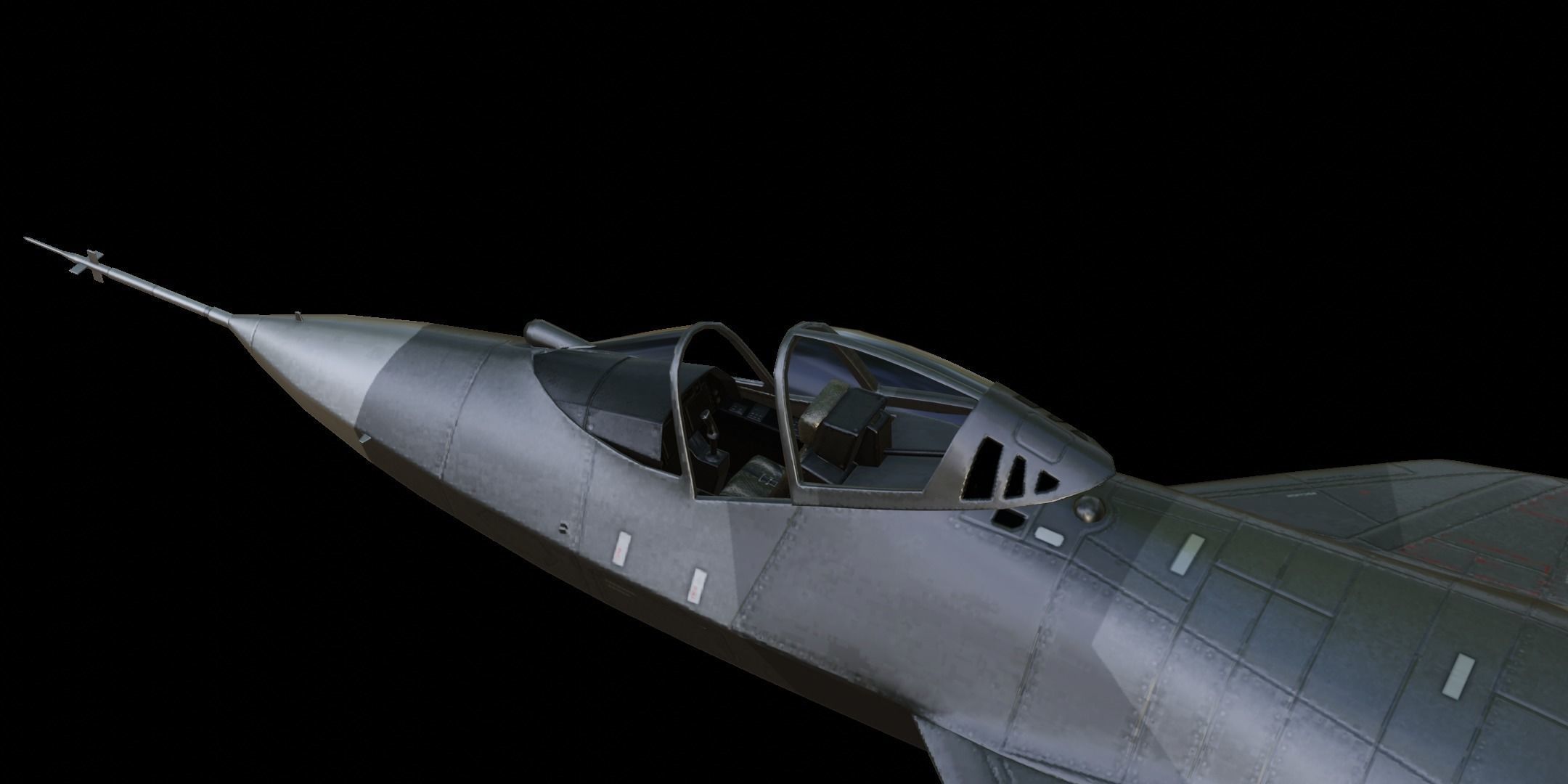 Sukhoi Su-57 Low-poly 3D model_5