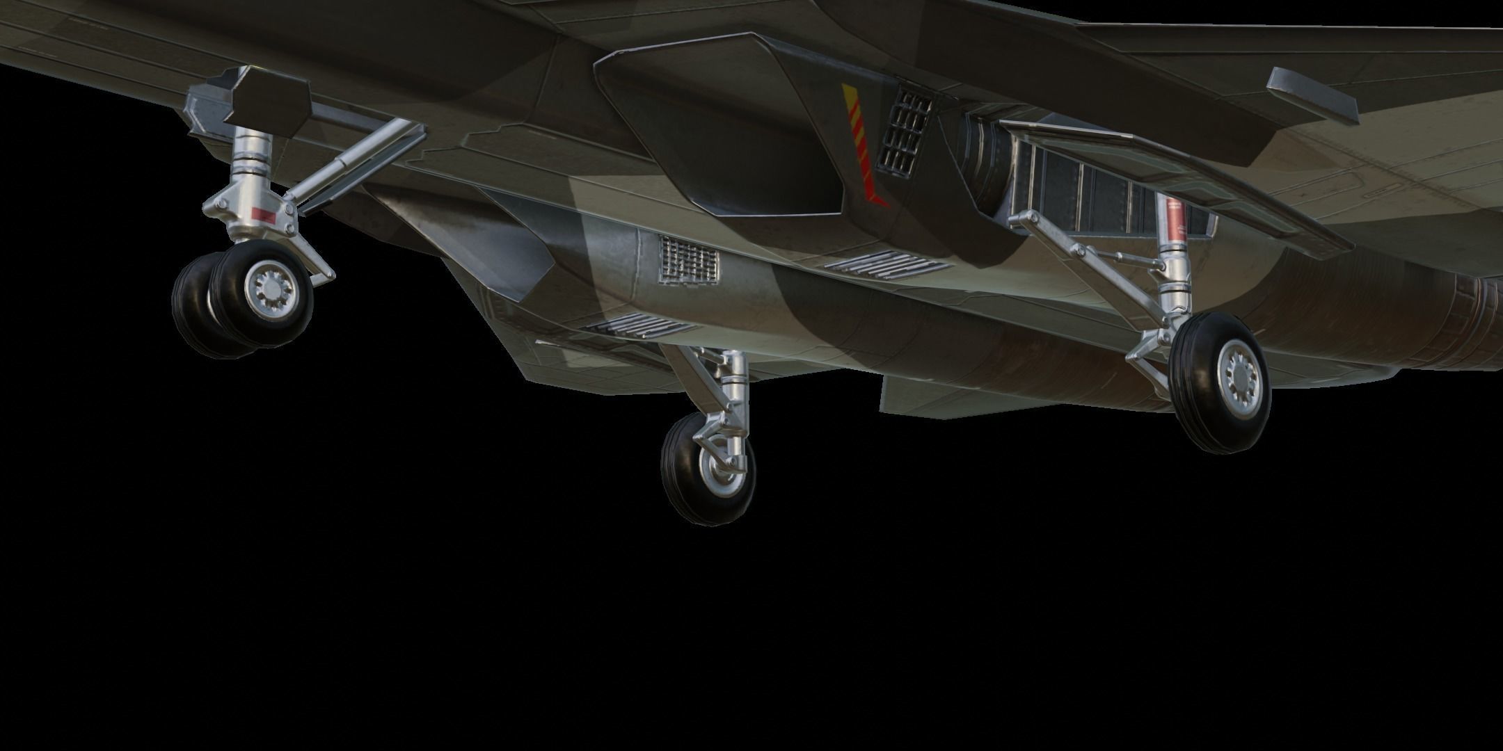 Sukhoi Su-57 Low-poly 3D model_12