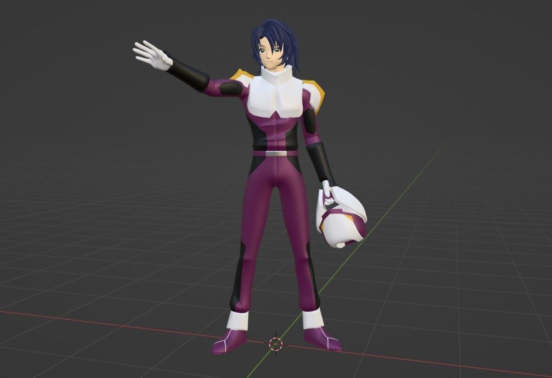 Athrun Zala - Gundam Seed Freedom 3D model_5