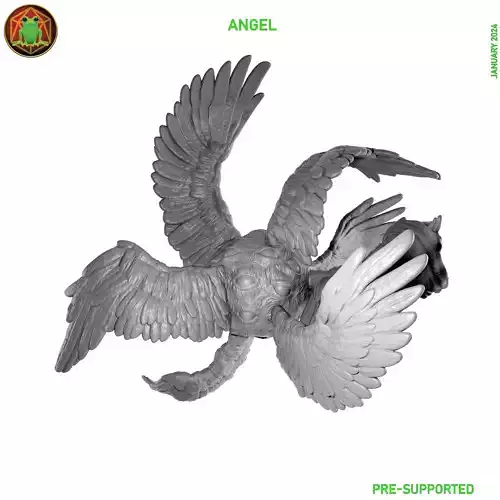 Angel - STL - RPG MINIATURE