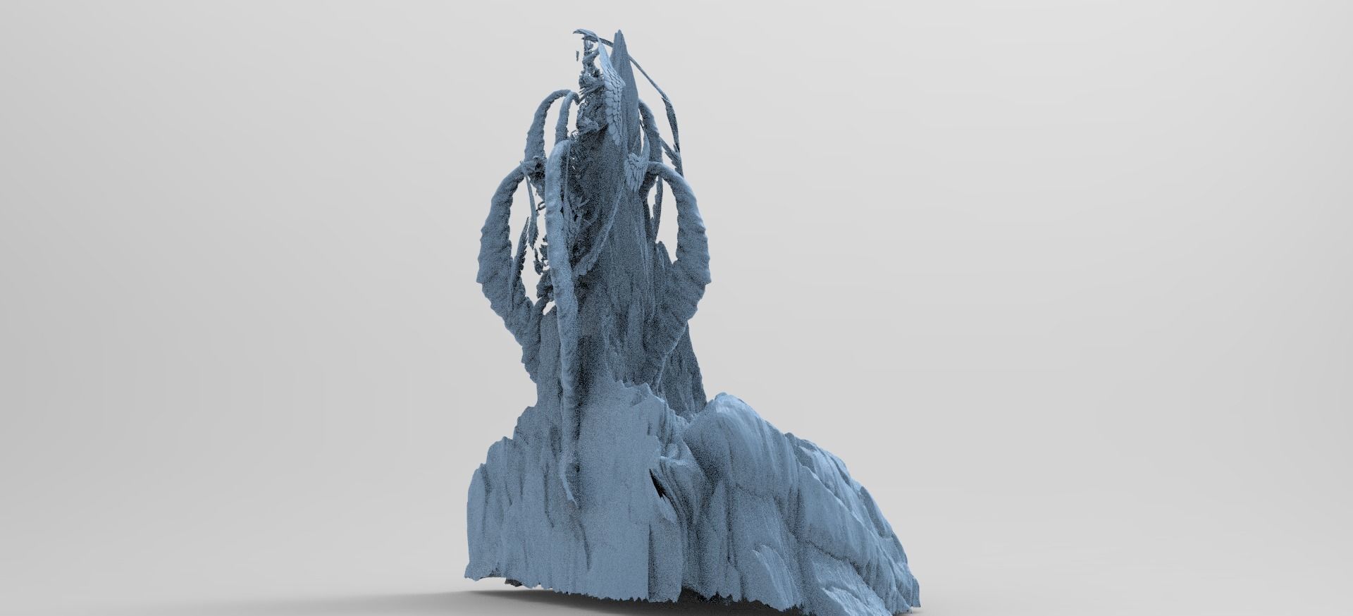 Lovecraftian nightmare leviathan stones   3D model_2