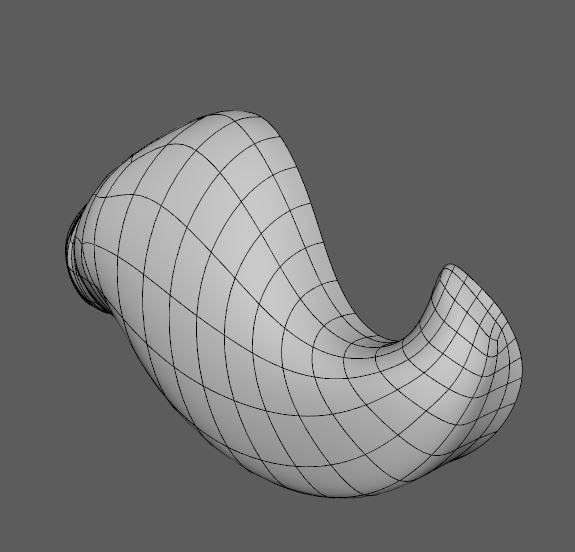Moustache Low-poly 3D model_7