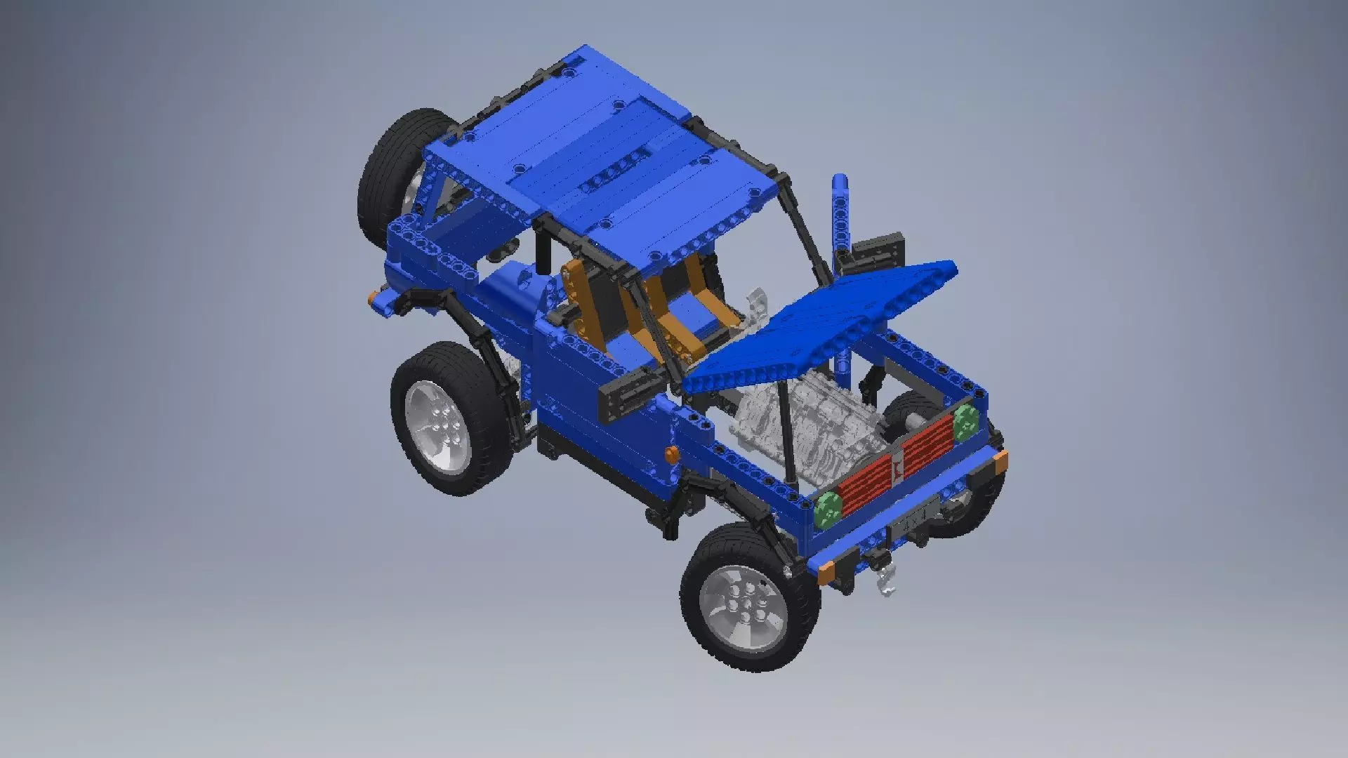 LEGO Technic Vehicle 3D model 3D model_0