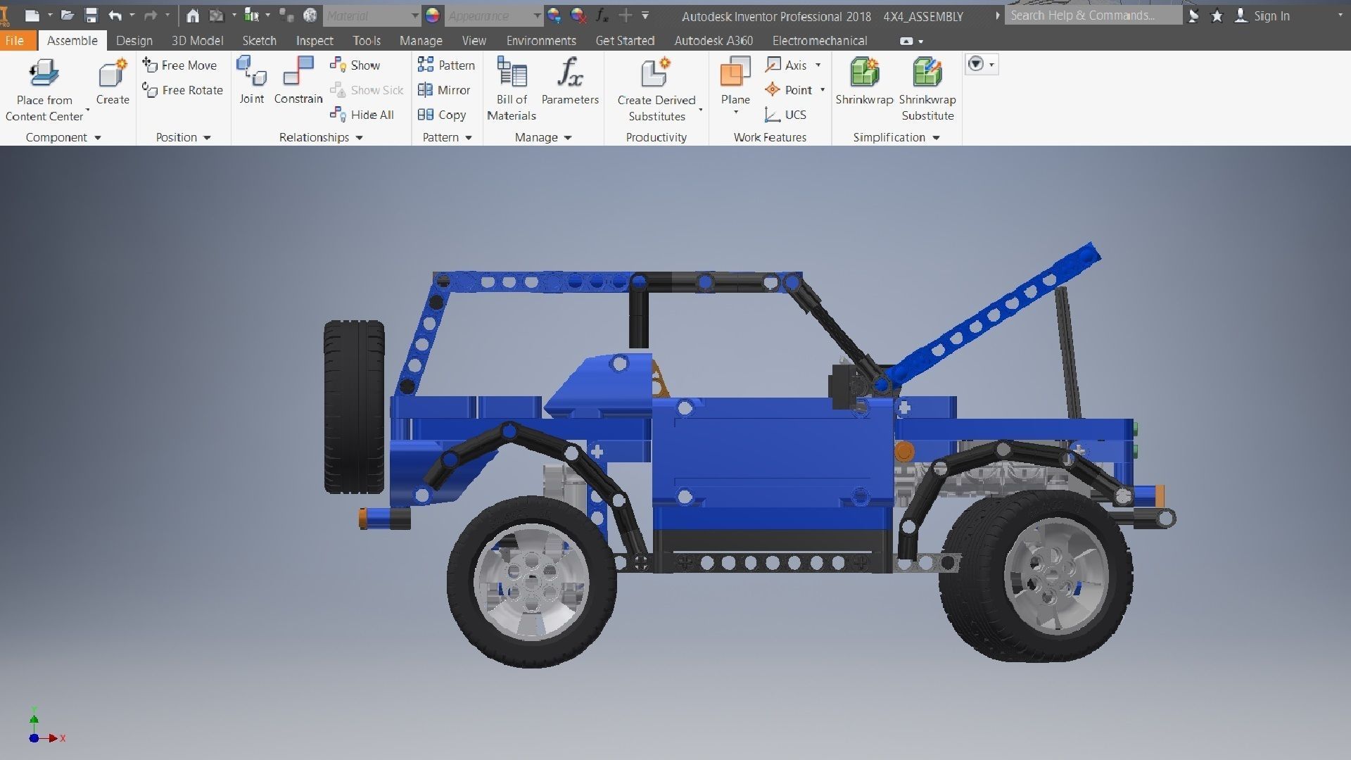 LEGO Technic Vehicle 3D model 3D model_5