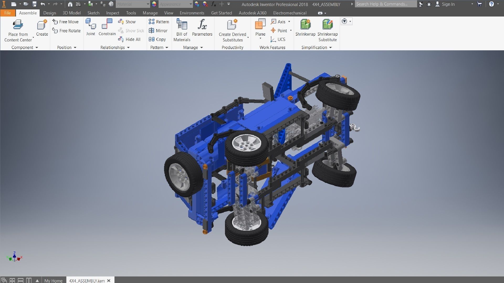 LEGO Technic Vehicle 3D model 3D model_8