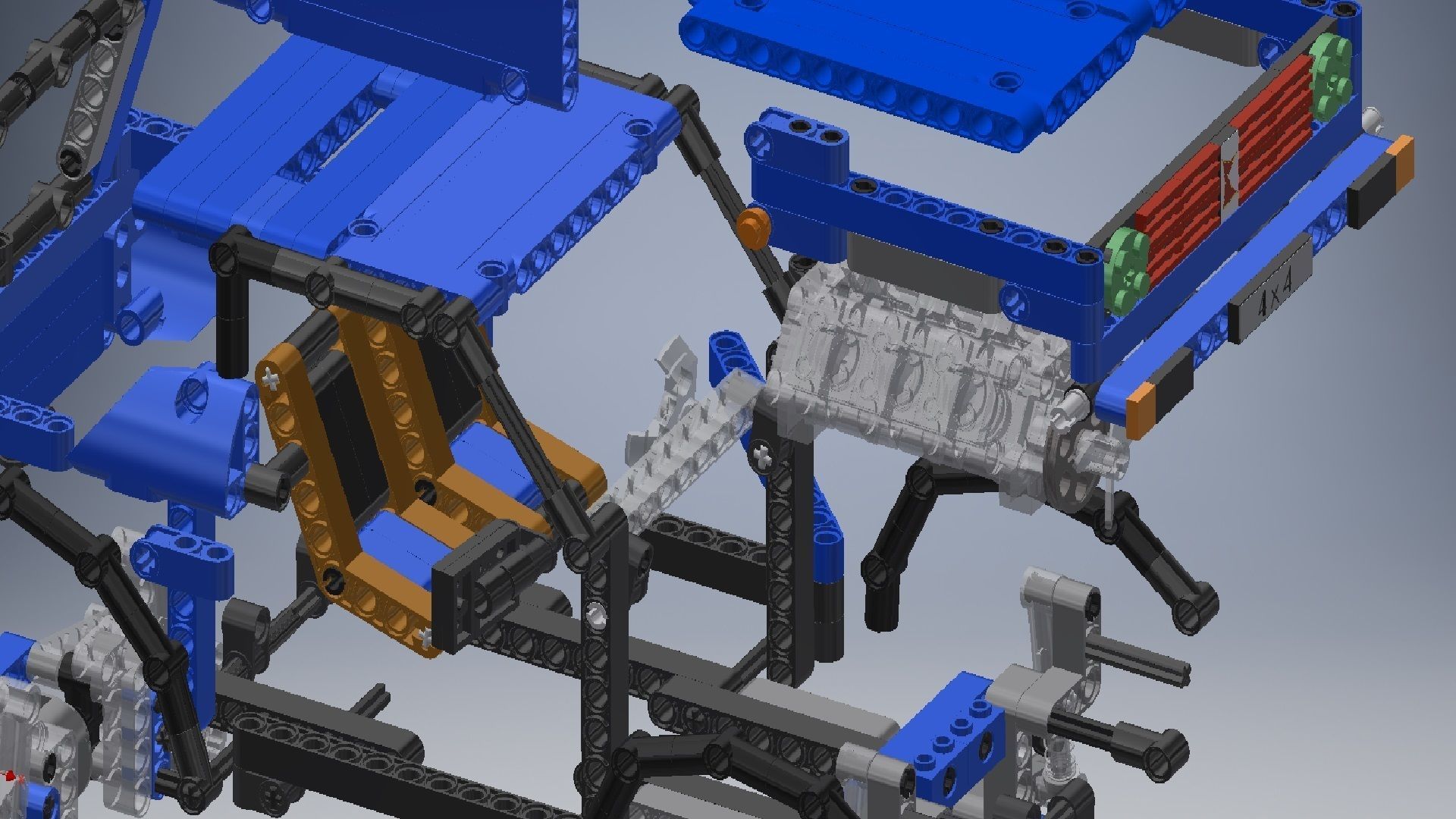 LEGO Technic Vehicle 3D model 3D model_13