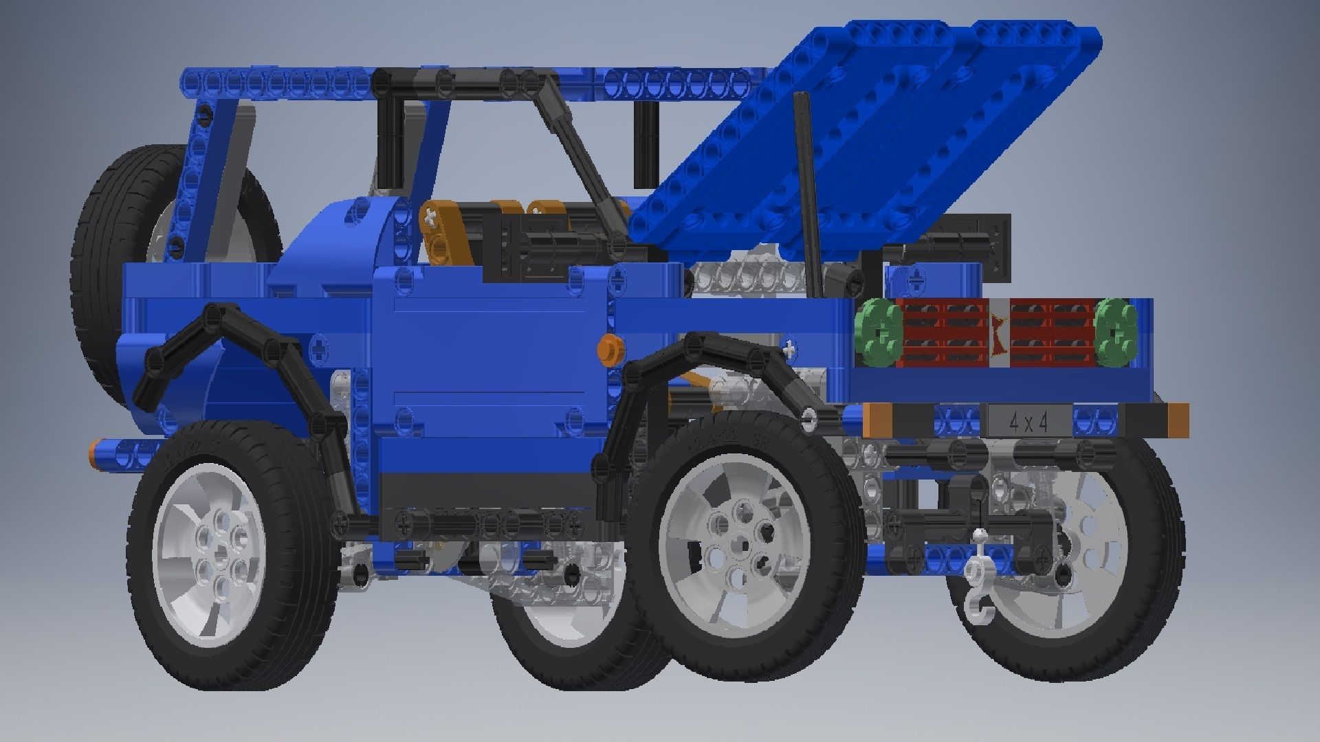LEGO Technic Vehicle 3D model 3D model_7