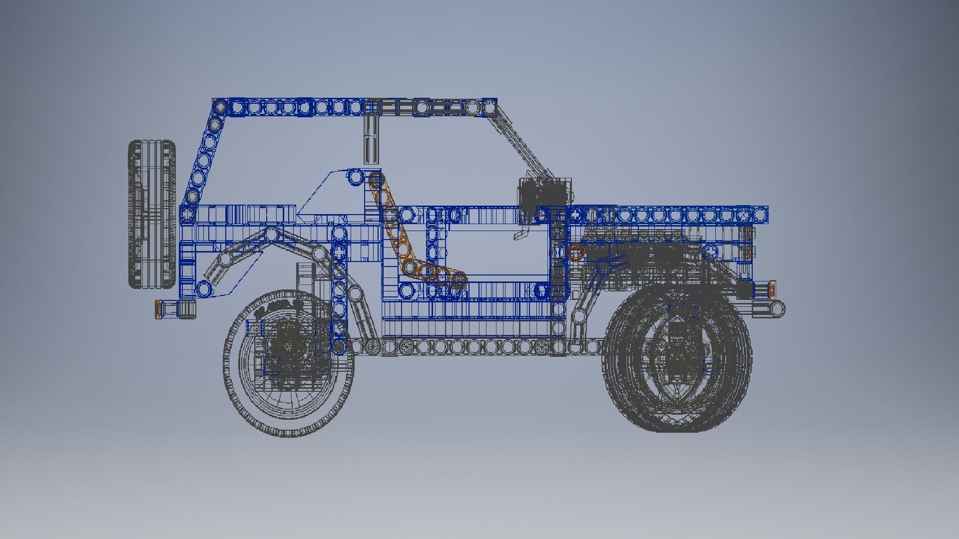 LEGO Technic Vehicle 3D model 3D model_14