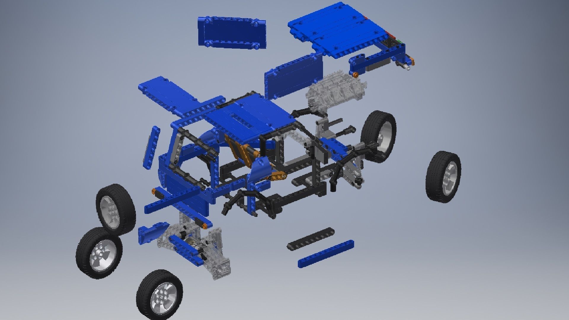 LEGO Technic Vehicle 3D model 3D model_12