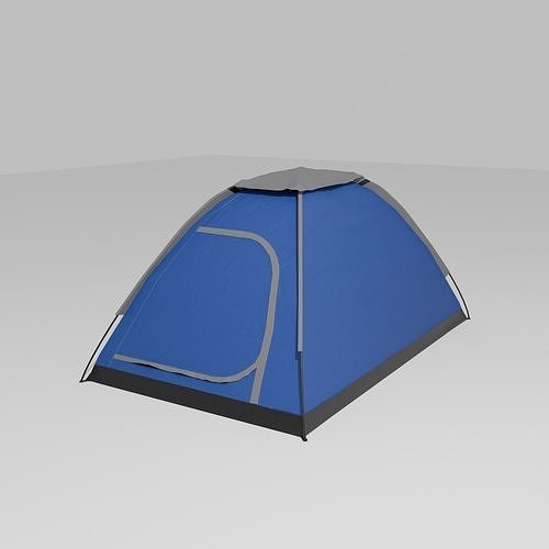 Camping Tent for 2 Person Low-poly 3D model