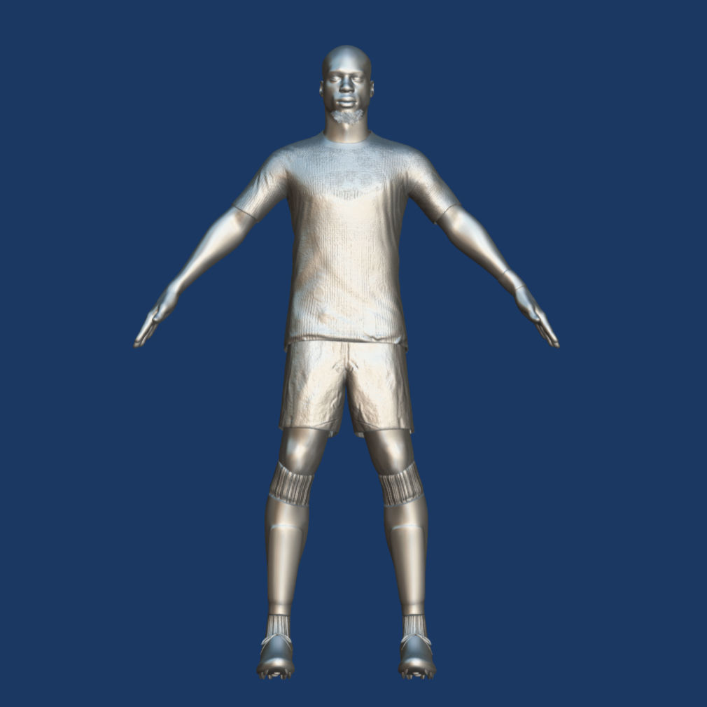 T-Pose body - face rigged Kondogbia Marseille 23-24 3D model_6
