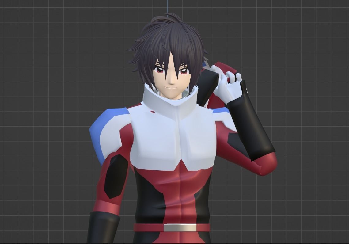 Shin Asuka - Gundam Seed Freedom 3D model_9