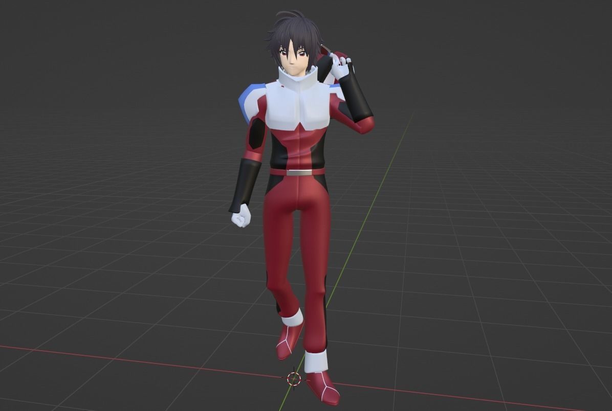 Shin Asuka - Gundam Seed Freedom 3D model_5