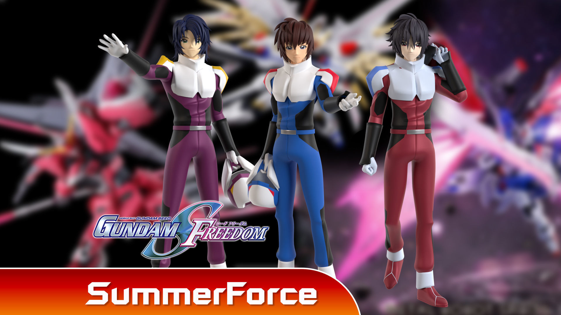Shin Asuka - Gundam Seed Freedom 3D model_4