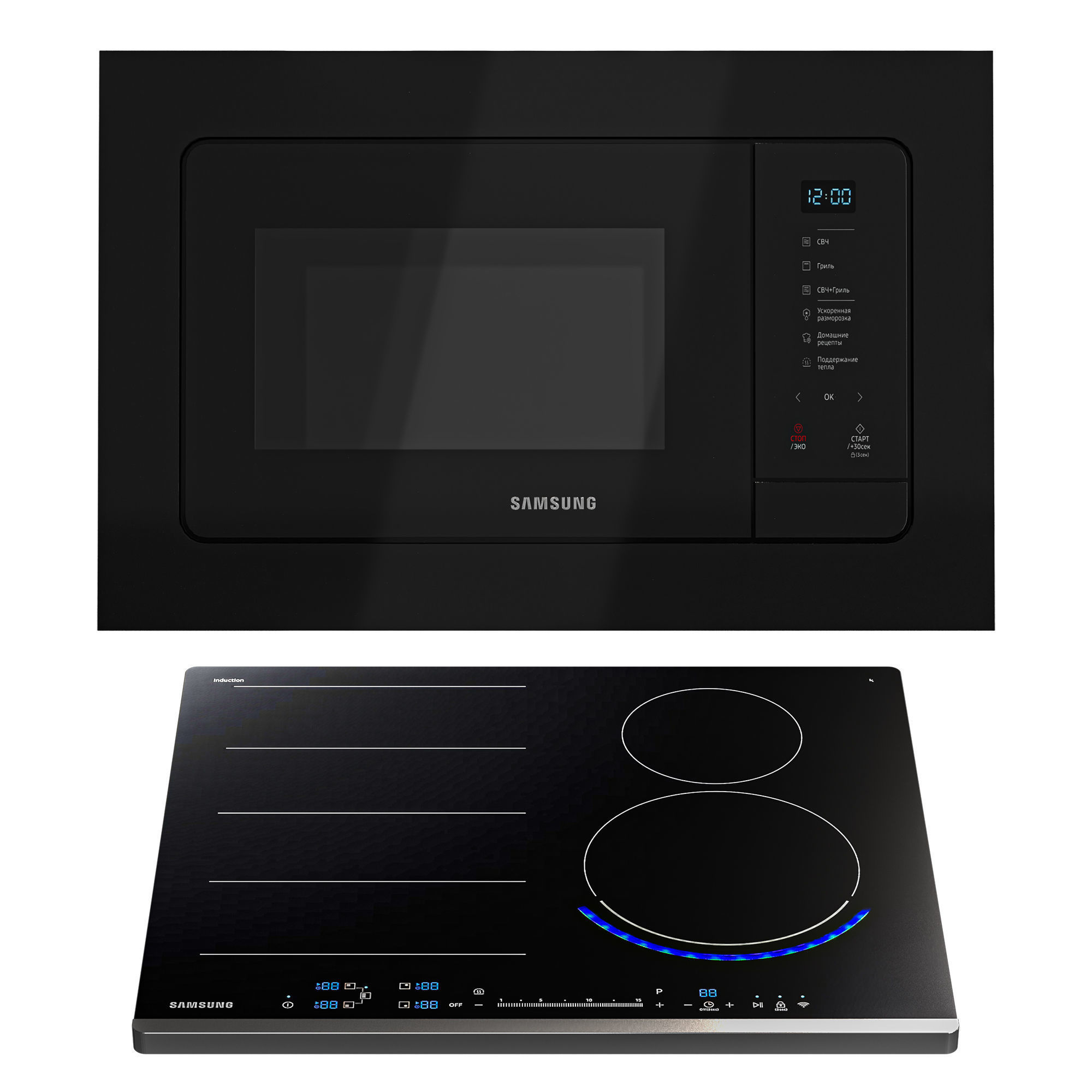 Samsung kitchen appliances set 3D model_4