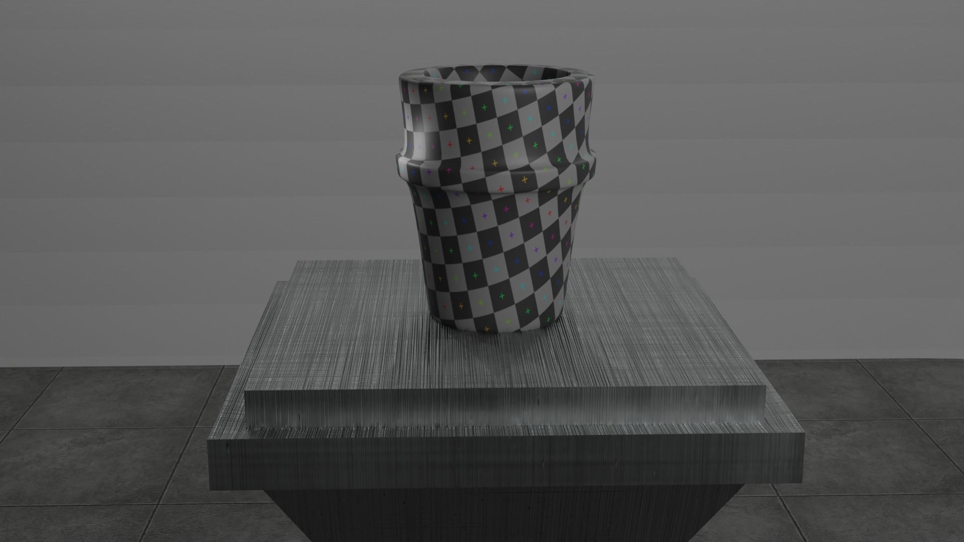 3D VASE Low-poly 3D model_1