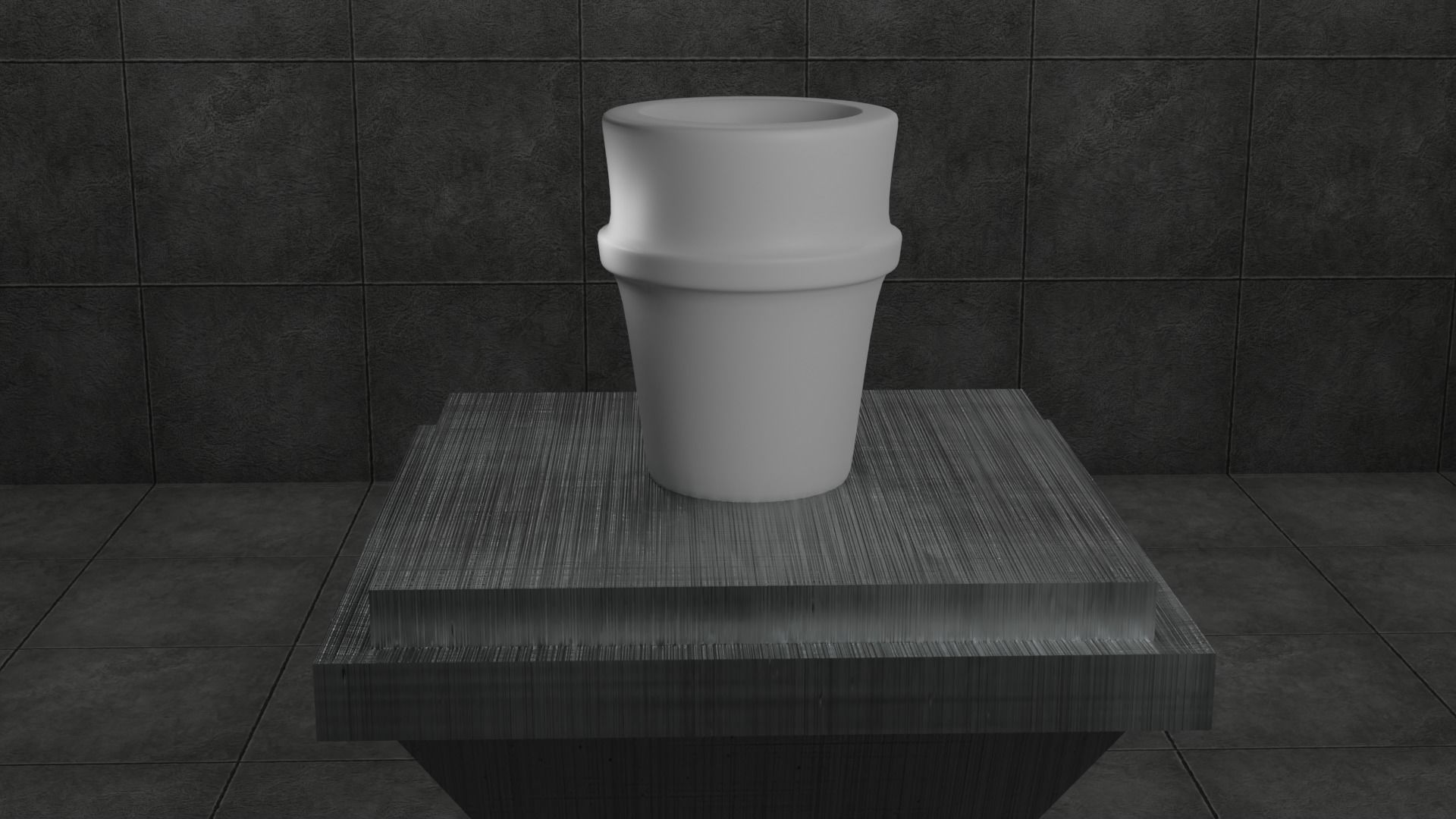 3D VASE Low-poly 3D model_2