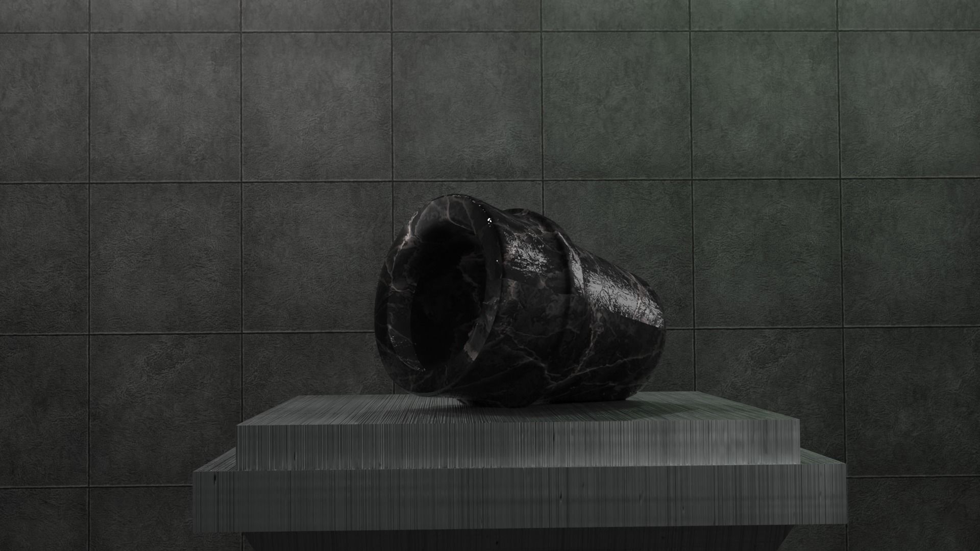 3D VASE Low-poly 3D model_5