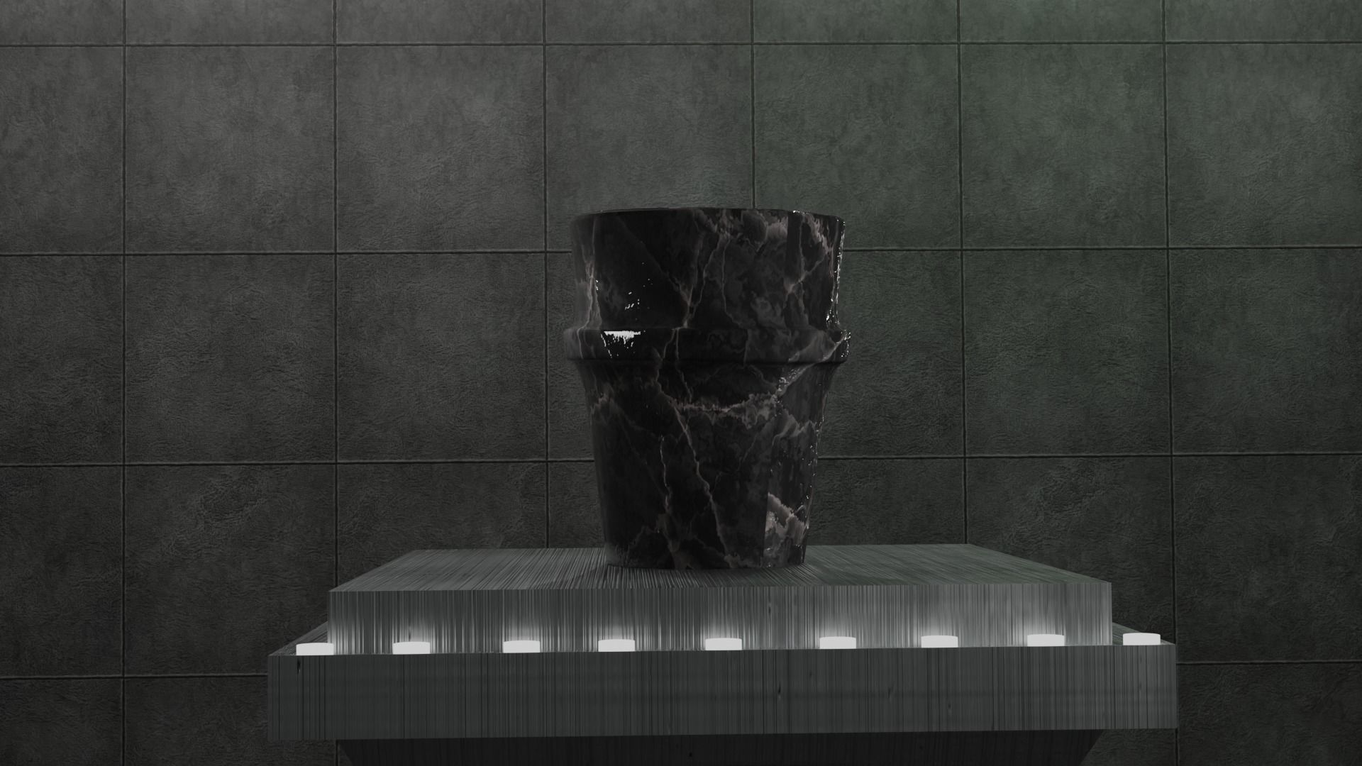 3D VASE Low-poly 3D model_6